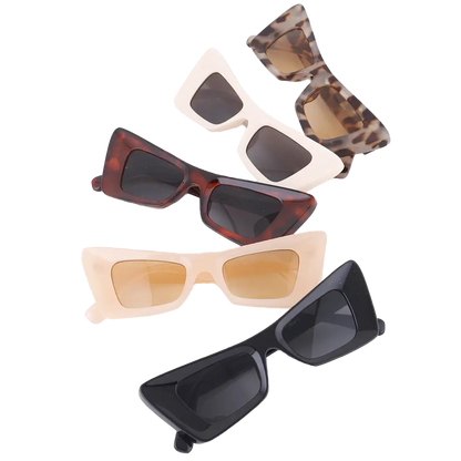 Fashion Triangular Contrasting Sunglasses