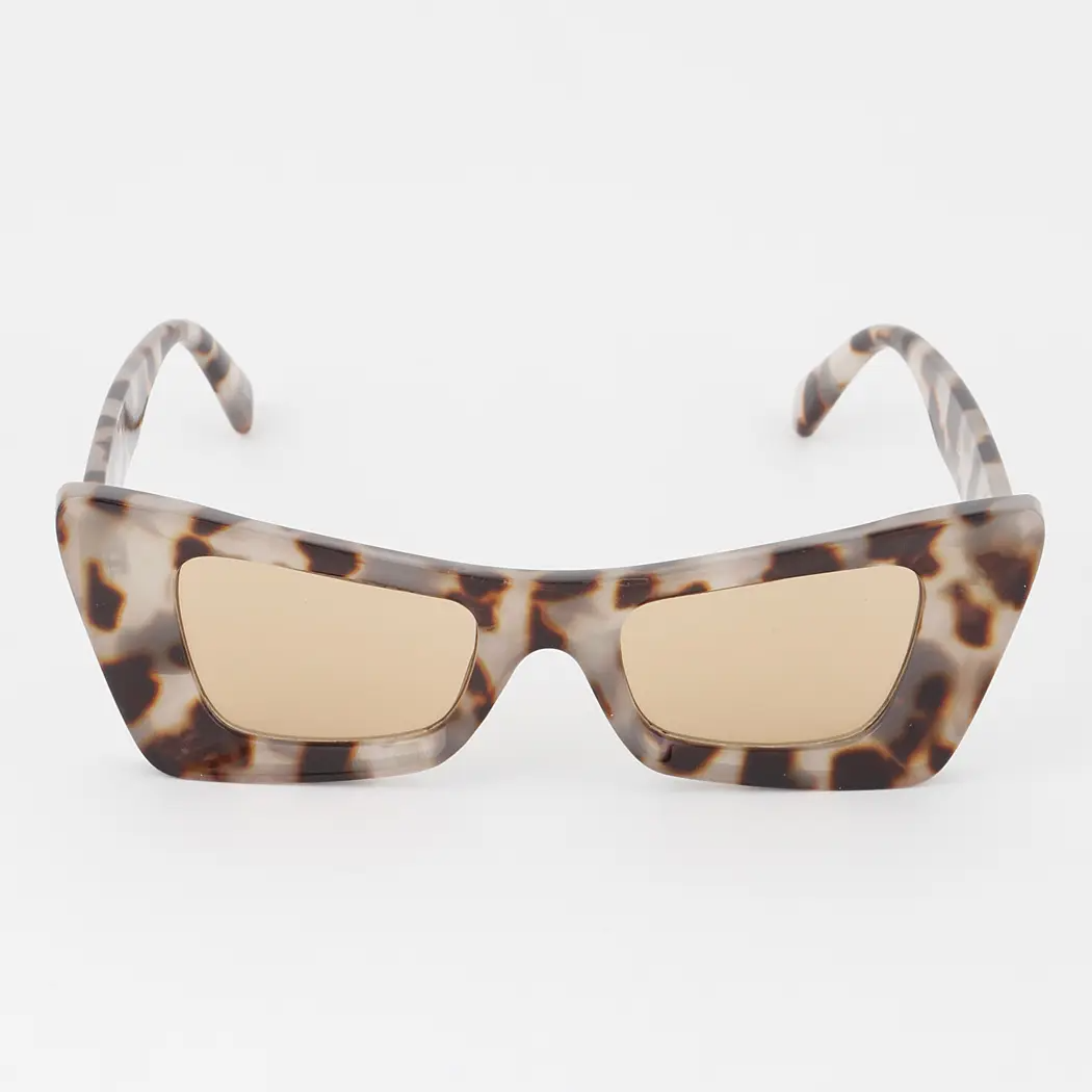 Fashion Triangular Contrasting Sunglasses