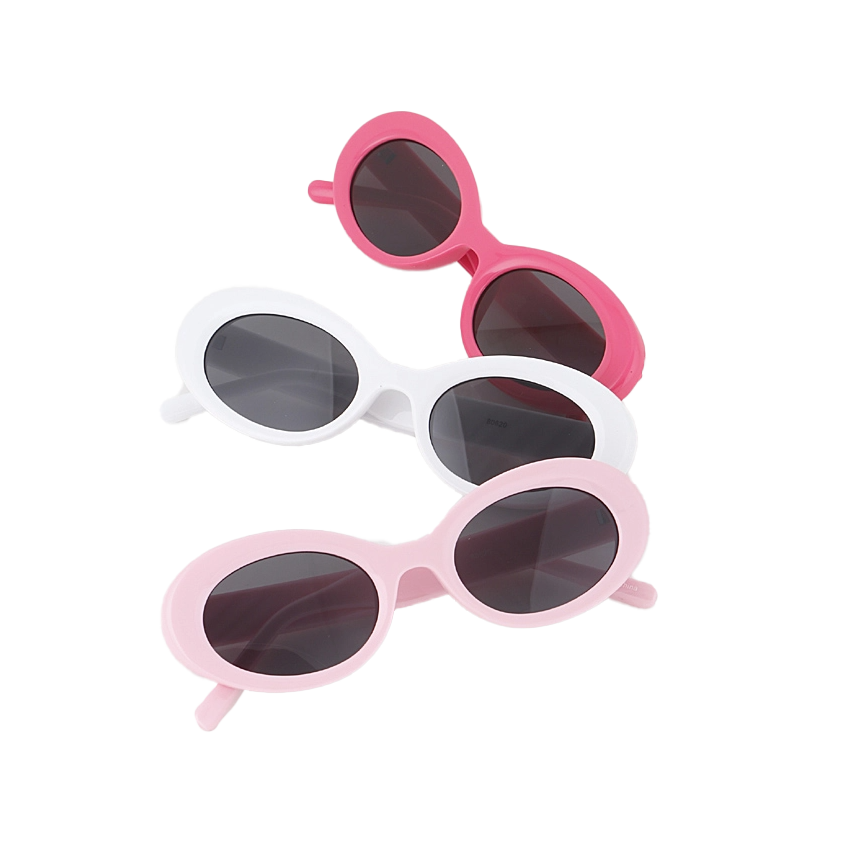 Bright Retro Round Sunglasses