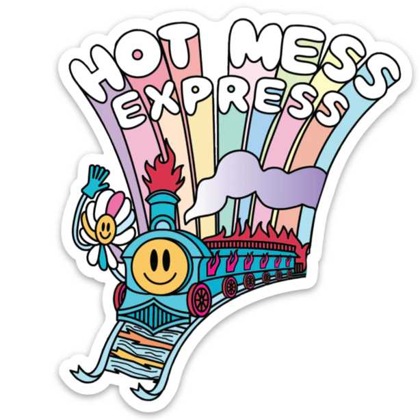 Hot Mess Express Sticker