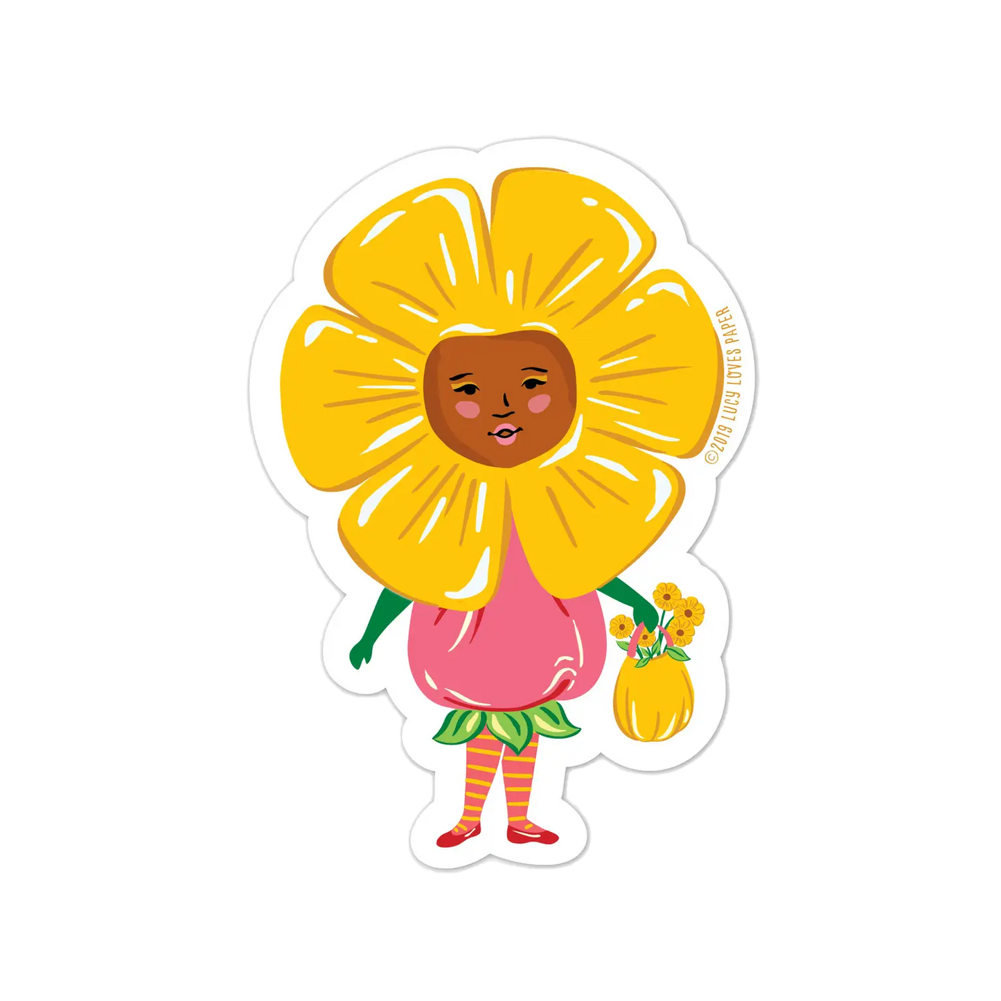 Wildflower Flower Fairy Sticker