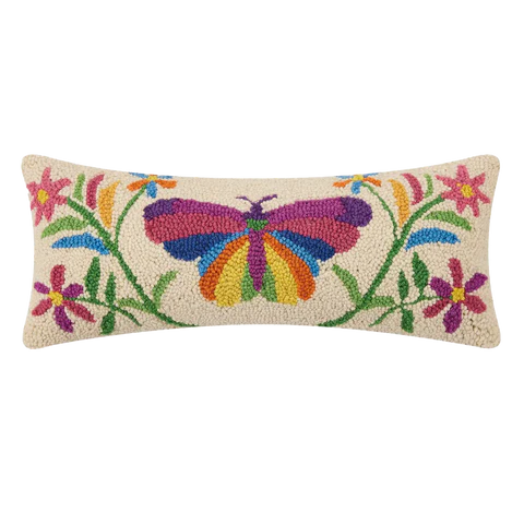 Rainbow Butterfly Hook Pillow