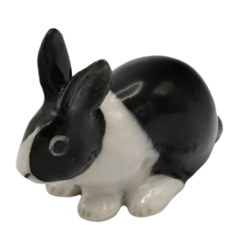 "Panda" Bunny Porcelain Miniature