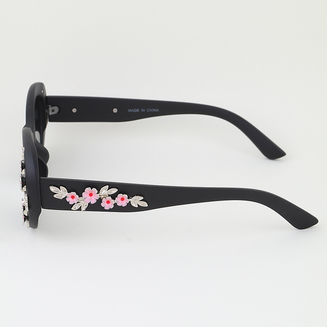 Flower Vine Round Sunglasses