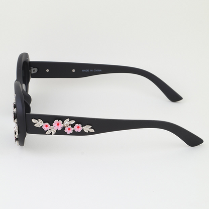 Flower Vine Round Sunglasses
