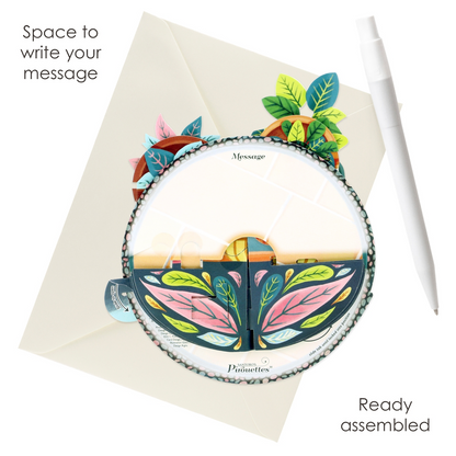Pirouette Potted Plants Card