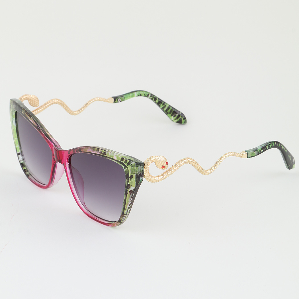 Modern Snake Scale Sunglasses