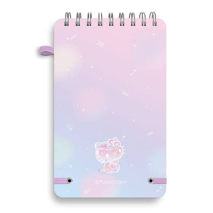 Hello Kitty 50th Anniversary Top-Spiral Notebook with Pocket