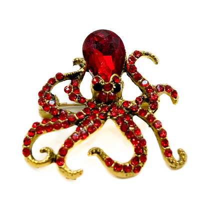 Octopus Brooch