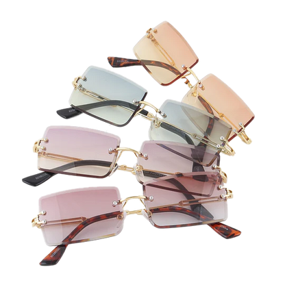 Pastel Rectangle Sunglasses