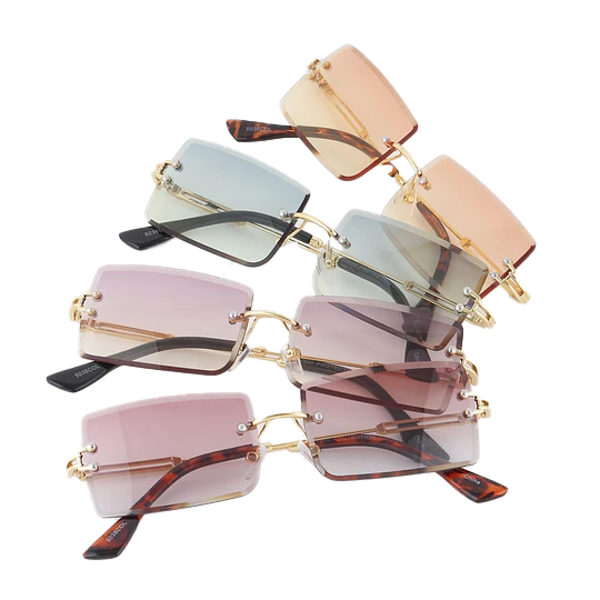 Pastel Rectangle Sunglasses