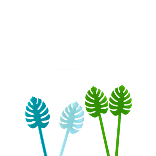 Monstera Stir Sticks