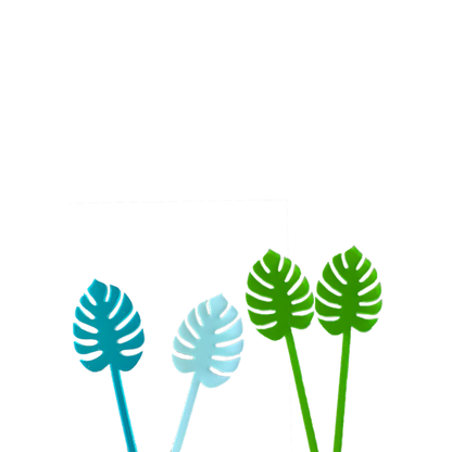 Monstera Stir Sticks