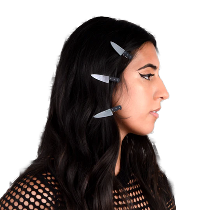 Mini Knife Hair Clip