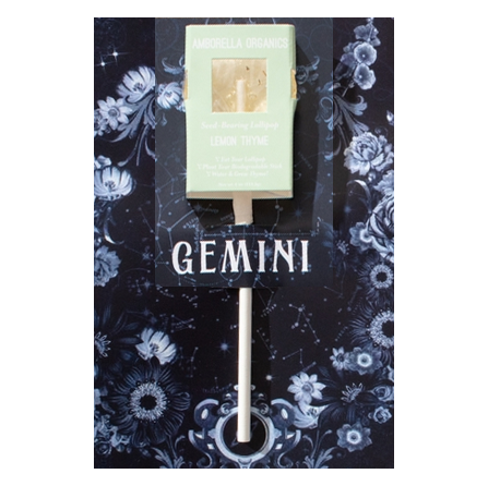 Astrology Cards with Seed-Bearing Lollipop
