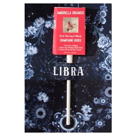 Astrology Cards with Seed-Bearing Lollipop