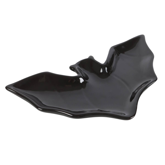 Gothic Black Bat Trinket Dish