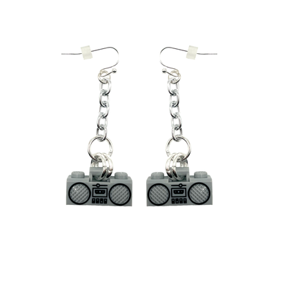 Mini Boombox Dangle Earrings