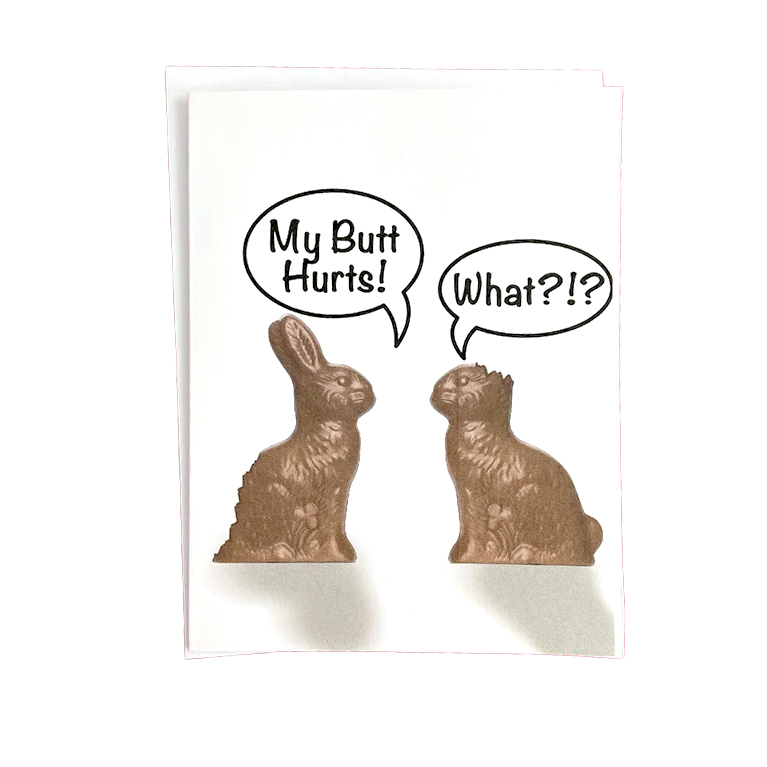 Chocolate Bunnies Easter Card