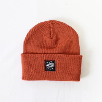 Crying Heart Tattoo Cuffed Beanie