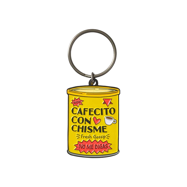 Cafecito Con Chisme Keychain