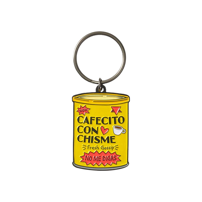 Cafecito Con Chisme Keychain