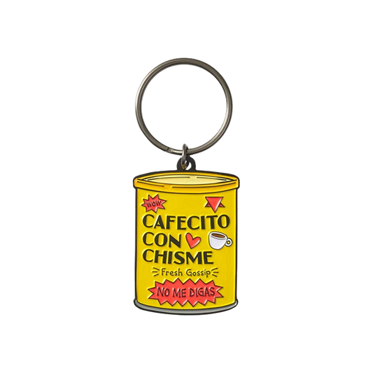 Cafecito Con Chisme Keychain