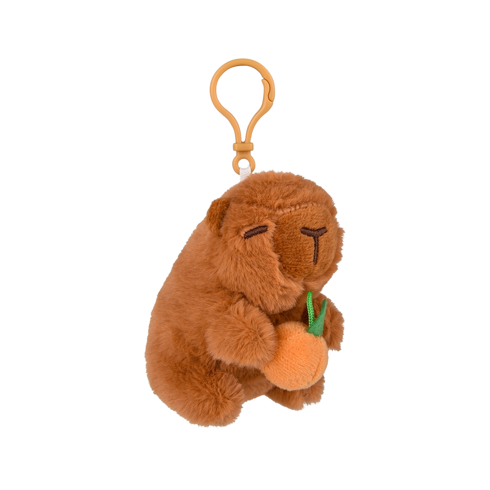 Plush Capybara Backpack Clip