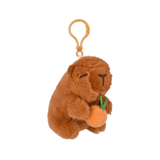 Plush Capybara Backpack Clip