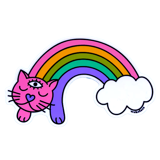 Rainbow Cat Sticker