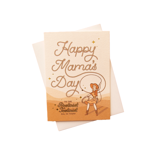 Cowgirl Mama Mothers Day Card
