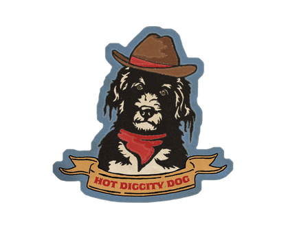 Hot Diggity Dog Sticker