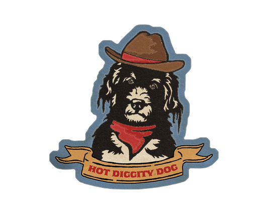 Hot Diggity Dog Sticker