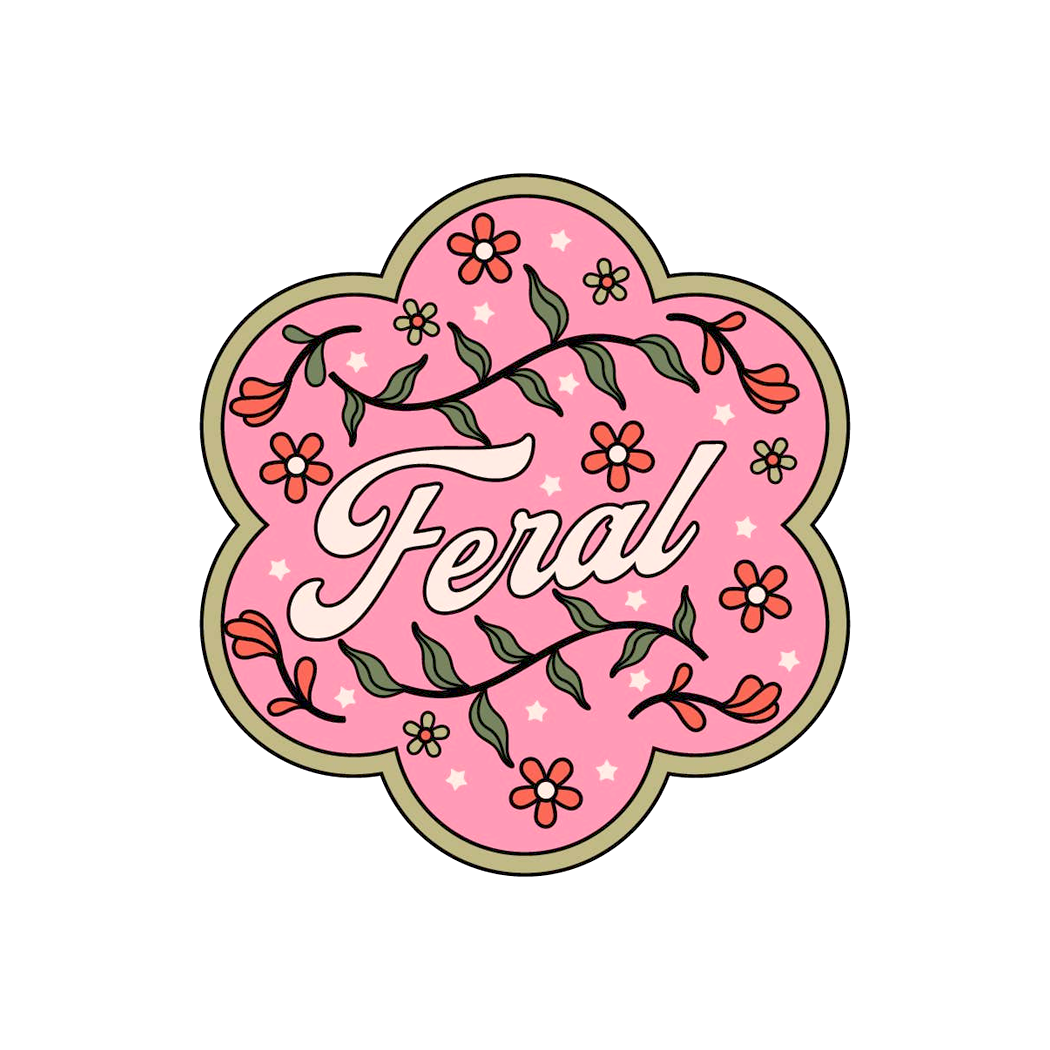Feral Sticker