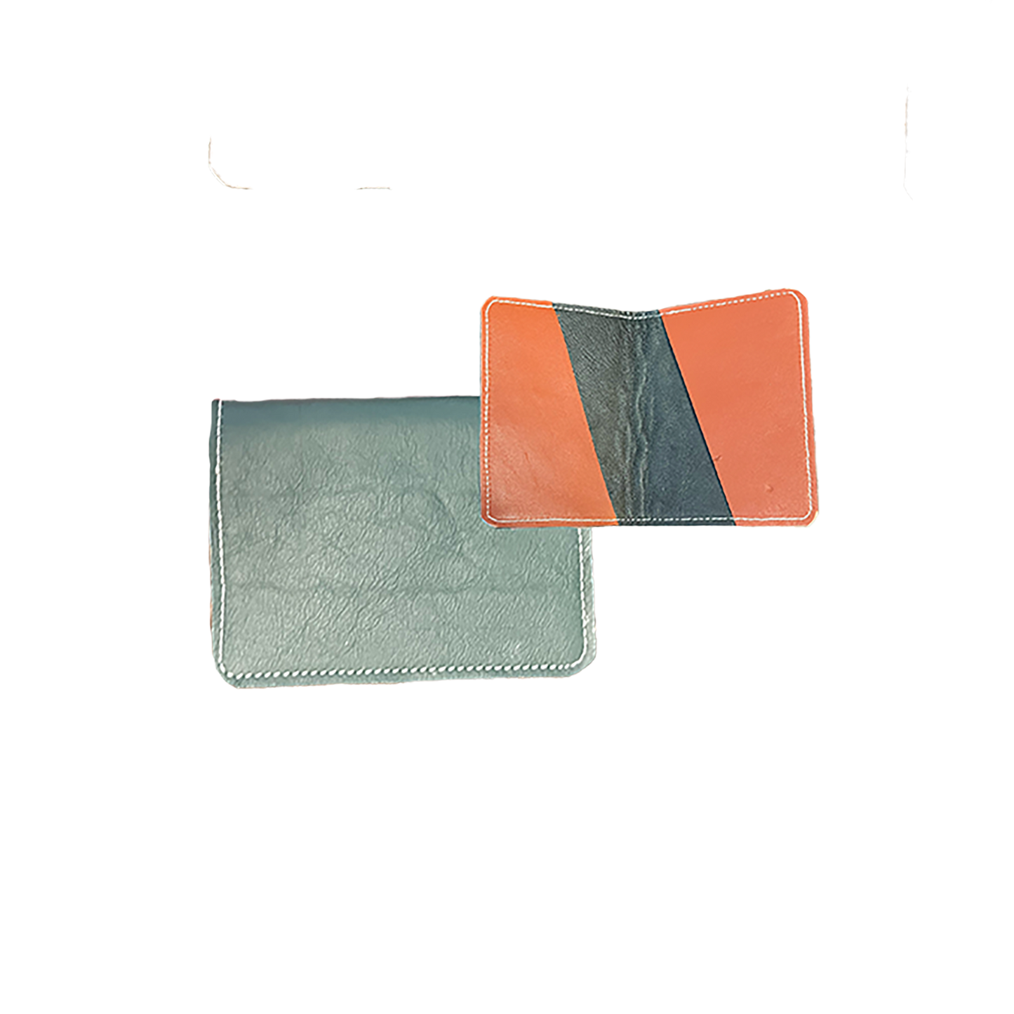 Minimalist Up-Cycled Leather Card Wallets