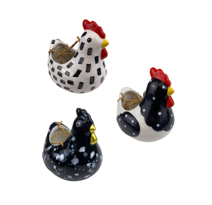 Hen Mini Hanging Planters