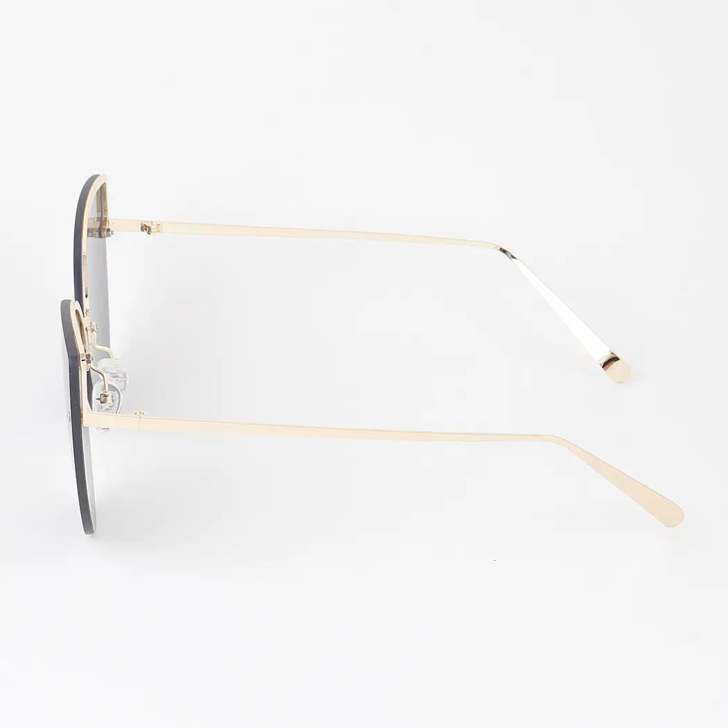 Modern Slim Double Bolt Gradient Sunglasses