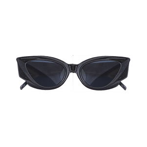 Crystal Cateye Sunglasses