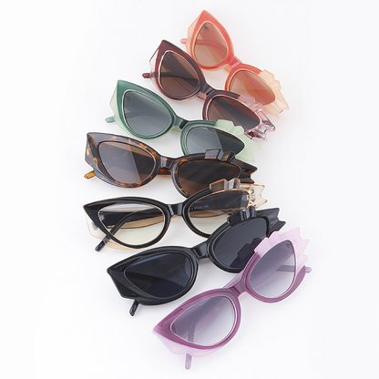Crystal Cateye Sunglasses