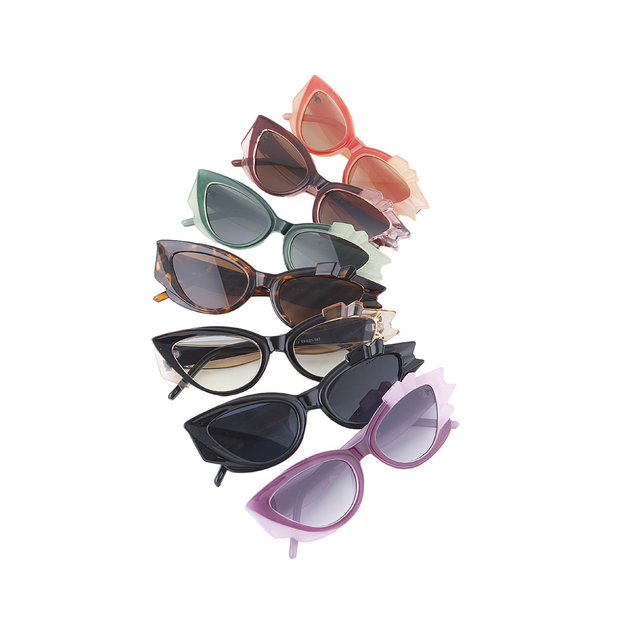 Crystal Cateye Sunglasses
