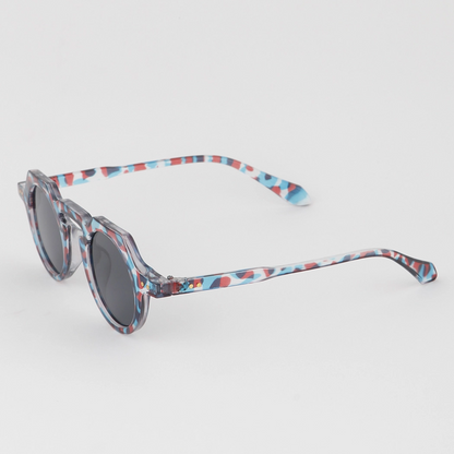 Retro Round Frame Sunglasses