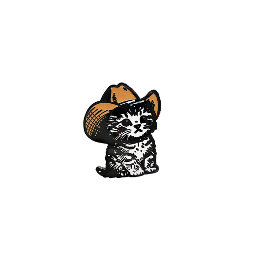Howdy Kitty Enamel Pin