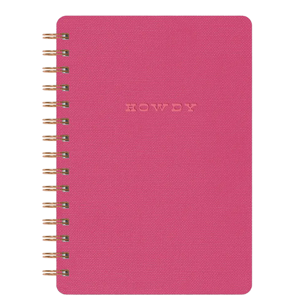 Howdy Pink Notebook