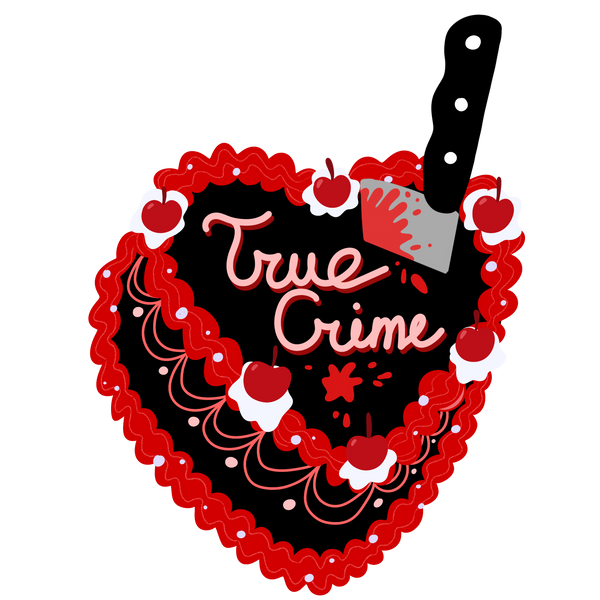 True Crime Cake Sticker