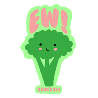 Ew Broccoli Sticker