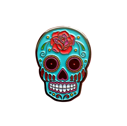 Sugar Skull Enamel Pin