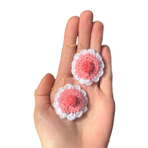 Crochet Nipple Earrings