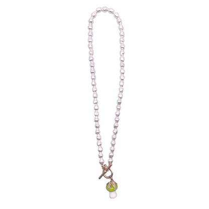 Pearled Mushroom Necklace