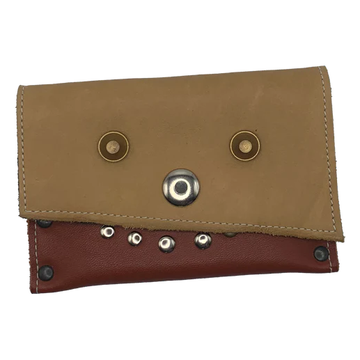 Studs Leather Wallet