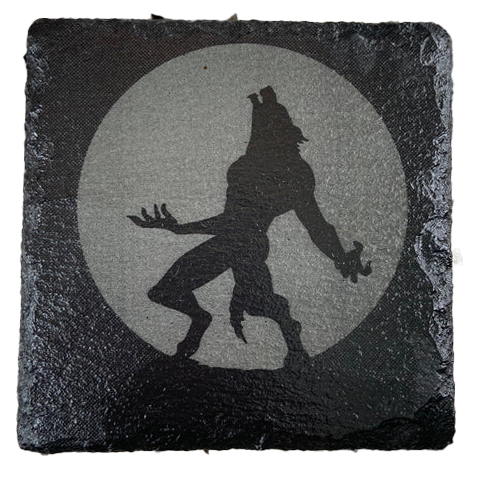Werewolf Slate Coaster